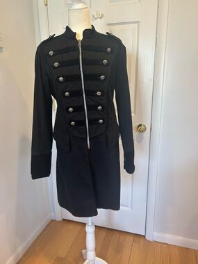 Military-Style Women's Coat with epithets and skull buttons for Stagecoach?